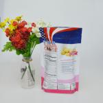 customized hot sale custom print plastic food packaging bag with zipper on top
