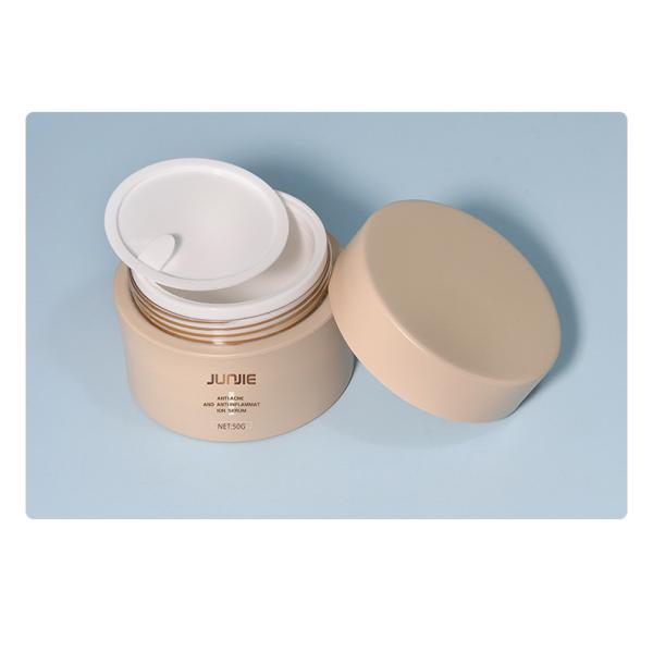 30 ml 50 ml 100 ml 120 Ml Plastic Bottles Luxury Double Wall Cosmetic Jars Round