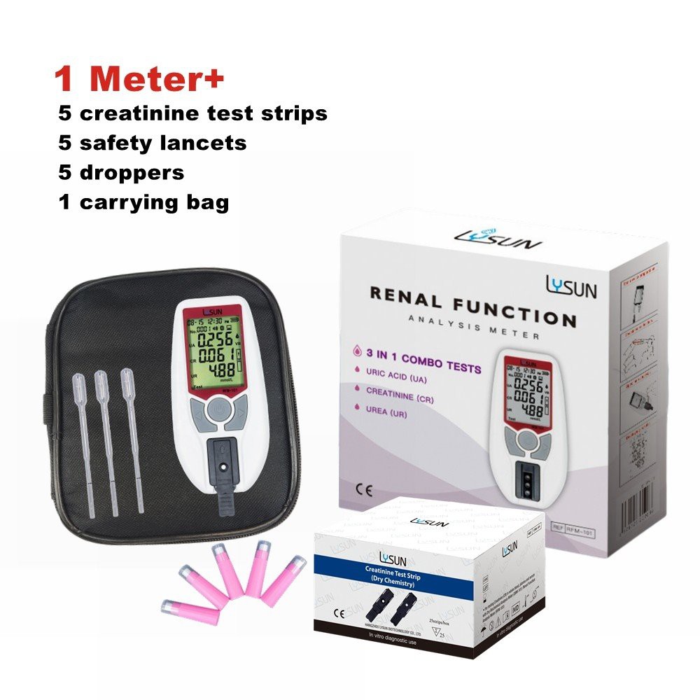 LYSUN Hot Medical Equipment Total Cholesterol Creatinine Meter Dry Biochemical Analyzer Renal Function Analysis Meter