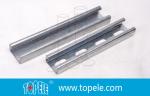 Black Galvanized 41X41MM Unistrut Channel , HDG Slotted / Plain Strut Channel to