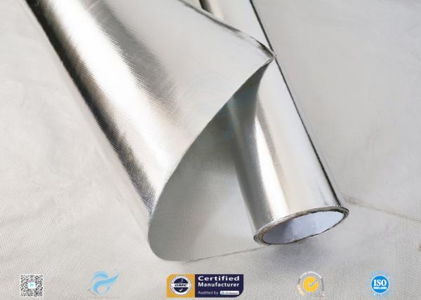 Buy cheap Thermal Insulation Aluminium Foil Singled Side Woven Fiberglass Fabric from wholesalers