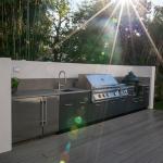 Outdoor BBQ Stainless Steel Kitchen Cabinet Waterproof ISO9001 Approved