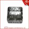 Buy cheap Square And Octangular Steel Outlet Box Metal Junction Box 1.6mm Thickness from wholesalers