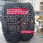 Buy cheap mining otr tire chains 17.5-25 wheel loader tyre protection chains from wholesalers