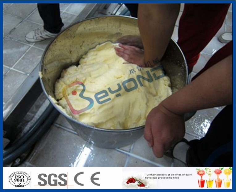 Continuous Butter Making Process Stainless Steel Butter Churn / Milk Pasteurizer Machine