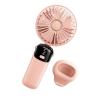 Buy cheap Mini Desk Foldable Fan 1200mAh 5 Speeds Ultra Quite Portable Handheld Fan for Women Girl from wholesalers