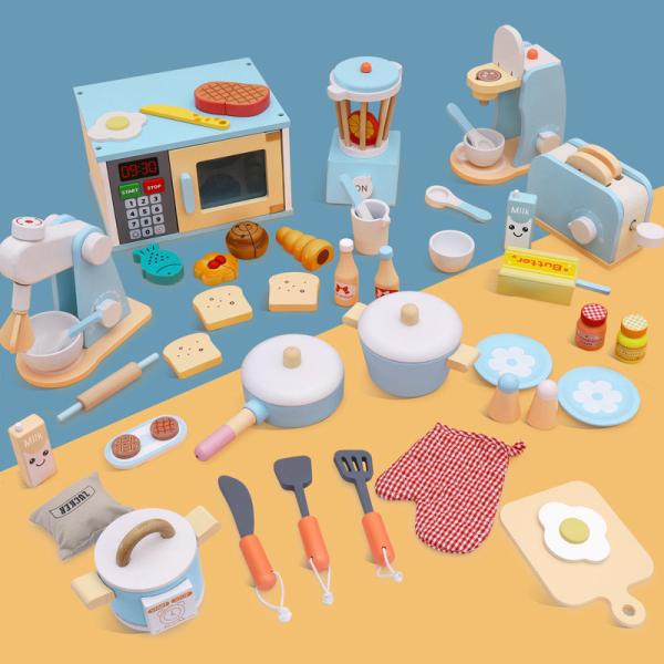 Buy cheap Unisex Kids Early Education Wooden Pretend Kitchen Toys from wholesalers