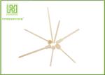 Round End Birch Wooden Coffee Stirrer Sticks Mixing Rod For Cafe / Bar