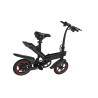 Buy cheap Double Disc Brake Fold Up Electric Bike , Black Electric Road Bike Aluminum Alloy Frame from wholesalers