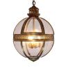 Buy cheap Vintage Loft Globe Pendant Lights Glass Shade Round Lamp Kitchen Bar wrought iron pendent light(WH-VP-129) from wholesalers