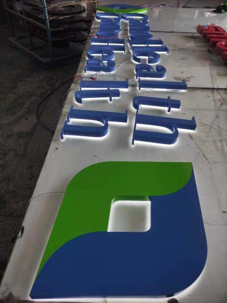 Buy cheap Aurora LED Backlit Channel Letter Signs 4000K-12000K 46mm Depth from wholesalers