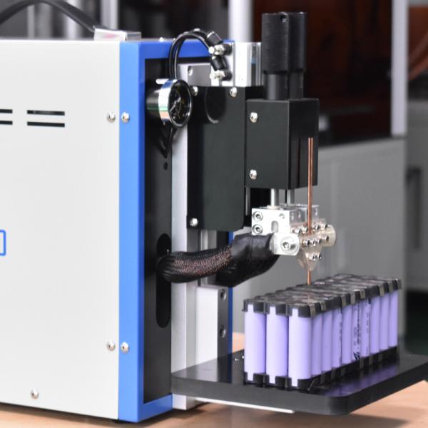 Buy cheap High Precision Battery Pack Assembly Equipment 18650 Pneumatic Spot Welder from wholesalers