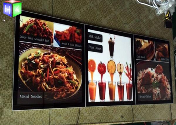 Buy cheap Advertising Acrylic LED Menu Board Light Box Display Ultra Slim With Magnetic from wholesalers