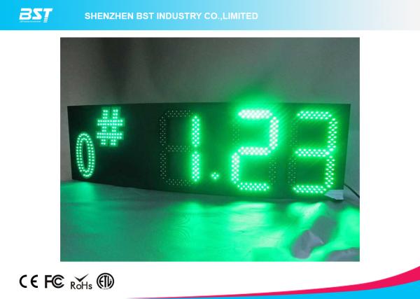 Buy cheap Semi Outdoor Led Gas Price Display , 15 " Advertising Led Display Panel Price from wholesalers