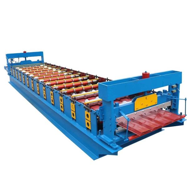 Buy cheap Trapezoidal Metal Forming Machine 1450mm PLC Roof Roll from wholesalers