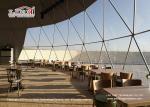 60m Outdoor Geodesic Dome Tents With Transparent PVC For F1 Event