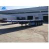 Buy cheap Q345 50 Tons 4 Axle 40FT Container Flatbed Semi Trailer from wholesalers