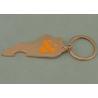 Buy cheap Copper Plating Logo Key Chain Advertising Keychains Zinc Alloy Bottle Opener from wholesalers