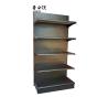 Buy cheap Factory Custom size color black supermarket shelves gandola shelves for shop from wholesalers
