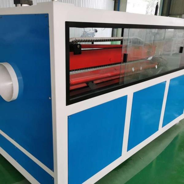 Buy cheap Full Intermeshing Plastic PVC Tube Extruder Line with Deep Screw Channel Structure from wholesalers