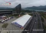 White PVC Roof Cover ABS Sidewall 50x115m Outdoor Exhibition Tents