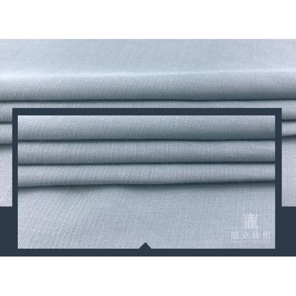 Breathable 52% Ployester 48% Rayon Dyeing Polyester Fabric 90gsm Lightweight