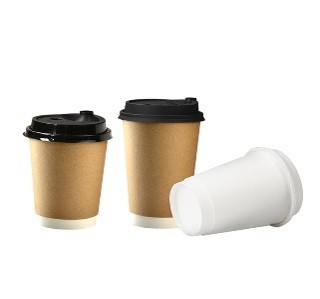Waterproof Kraft Paper Cup Blanks Single PE Coating For Flexographic Printing
