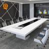Buy cheap Rectangular Executive Conference Room Tables Solid Surface Free Design from wholesalers