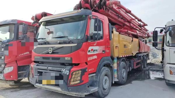 Buy cheap Semi-Dry Shotcrete Type Concrete Batching Plant in 56m Putzmeister Zoomlion Sy Truck from wholesalers