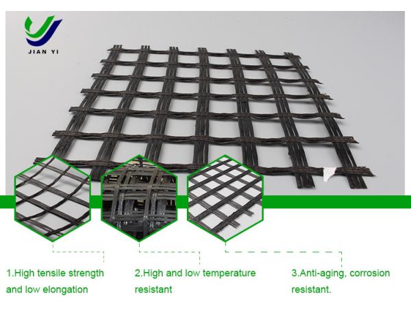 Buy cheap Erosion Control Glass Fiber Geogrid 1-6m For Embankment Reinforcement from wholesalers