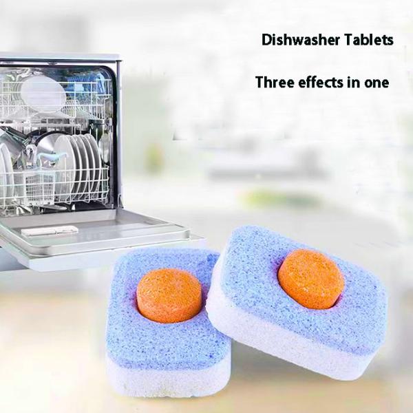 Special Three In One Dishwasher Cleaner Tablets Solid Low Temperature Effective