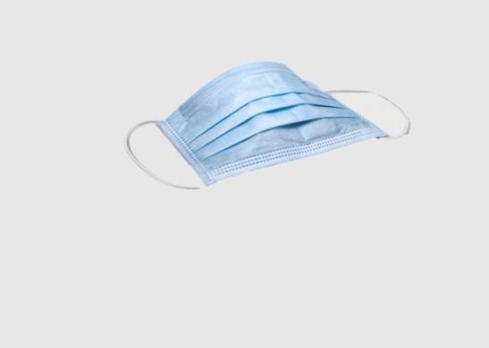 Surgical Blue Child Face Mask Disposable Kids Surgical Mask Ties Style Liquid