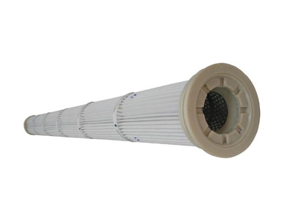 Buy cheap 5um,0.5um,2um,0.2um,Long Pulse Pleated Dust Filter Cartridge , Wide folds Industrial from wholesalers