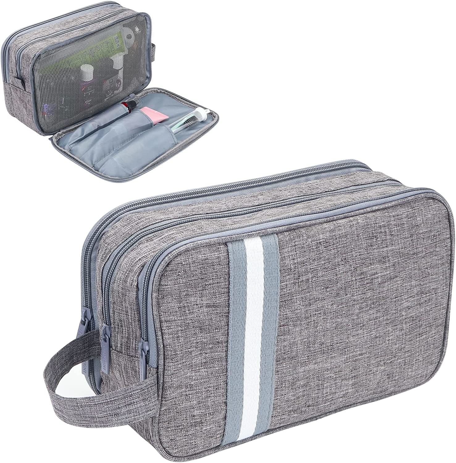 High Quality Toiletry Bag for Men Shockproof protective &Storgae Water-resistant Travel Toiletry Organizer Dopp Kit
