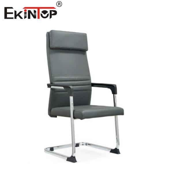 Buy cheap High Back Leather Office Chair With Headrest Modern Style Bow Chair from wholesalers
