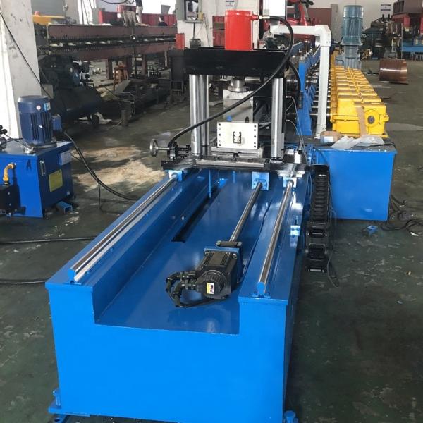 Buy cheap PLC Control Gearbox Driven Steel Slotted Strut Channel Roll Forming Machine from wholesalers