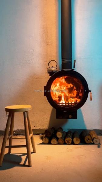 Buy cheap Europe Real Flame 6.0mm thick Ceiling Hanging Fireplace Roof Mounted from wholesalers