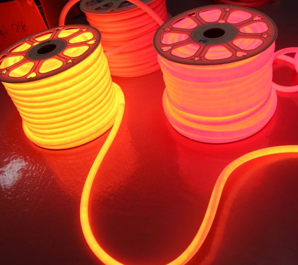 Buy cheap 24v orange led neon flexible tube soft 360 led neo neon flex strip waterproof outdoor rope 2835 smd from wholesalers