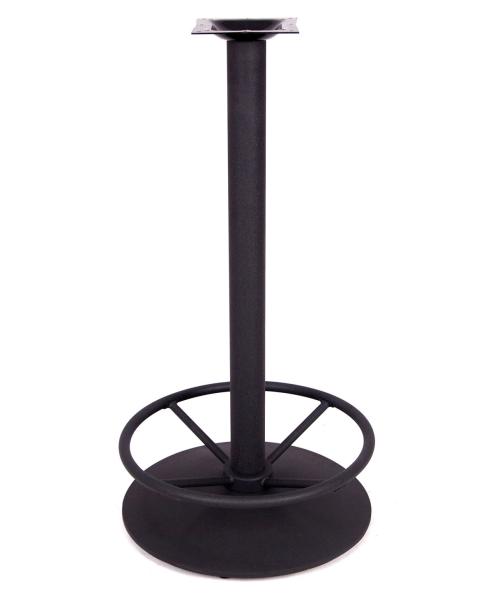 Buy cheap OEM Round Metal Table Legs / Restaurant Bar Table Bases Footrest Colour Customized from wholesalers