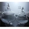 Buy cheap handmade blown glass storage jar with lid, sugar jar from wholesalers