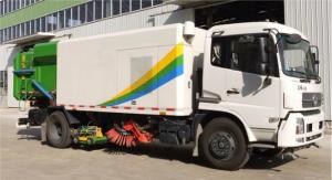 Wholesale 8tons Multifunction Road Sweeper Truck / Waste Collection Vehicles from china suppliers