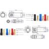 Buy cheap Female Male Banana XT150 Battery Connectors 6mm Gold Bullet Durable from wholesalers