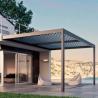 Buy cheap Outdoor garden remote control luxury canopy waterproof rain shuttered roof from wholesalers