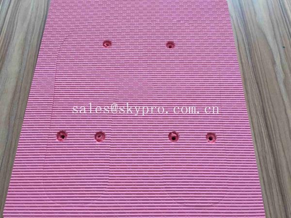 Pink Custom Printing EVA Foam Sheet in Poly Bag Beach Closed Cell Molded EVA