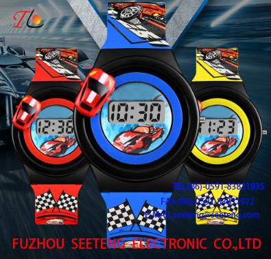 Buy cheap Popular customized promotion watch for children and adults cool cute sport car watch children's watch fashion watches from wholesalers