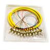 Buy cheap FC UPC OFNR Fiber Optic Pigtail SM 12C Colored Single Mode LSZH from wholesalers