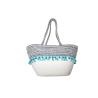 Buy cheap ECO Friendly Fashion Summer Tote Handbag Bohemian Handmade Bali Bags Straw Beach Bag Cotton Canvas Shopping Bags from wholesalers