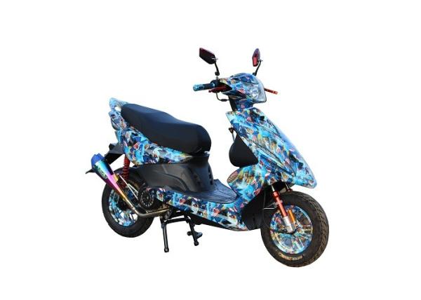 Buy cheap gas motor scooter 50cc 125cc 150ccGY6 engine front disc rear drum alloy wheel redress type stainless steel muffler from wholesalers