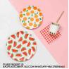 Buy cheap Fruit Party Decoration Tableware Disposable Paper Plate Set Fruit Punch Theme Party Supplies from wholesalers