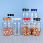 Empty Labels 200ml 300ml PET Pill Organizer Bottle for Pharmacy Pharmaceutical